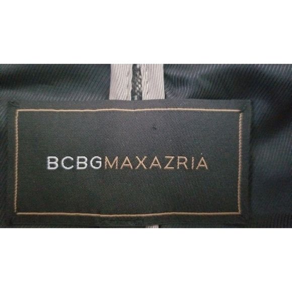 BCBGMAXAZRIA WOMEN'S JACKET/ BLAZER WOOL MIX PRINT FULL ZIP SIZE XXS #843 - Picture 8 of 11